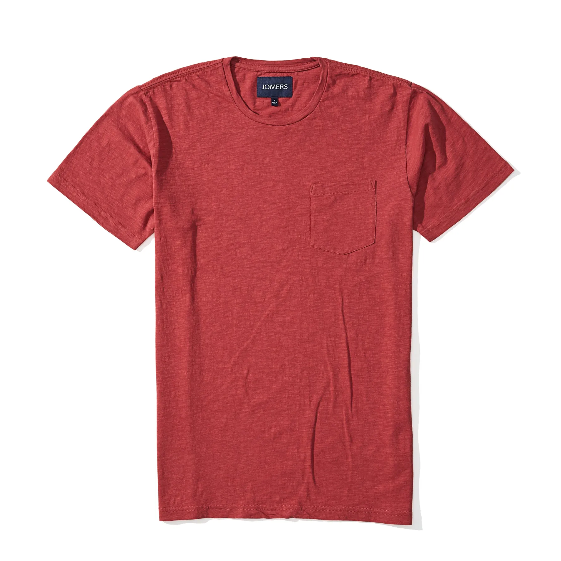 Thompson - Red Pima Slub Tee