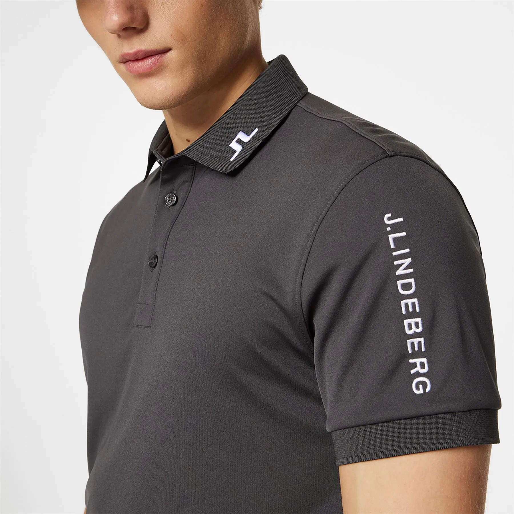 Tour Tech Regular Fit Polo Asphalt - AW24