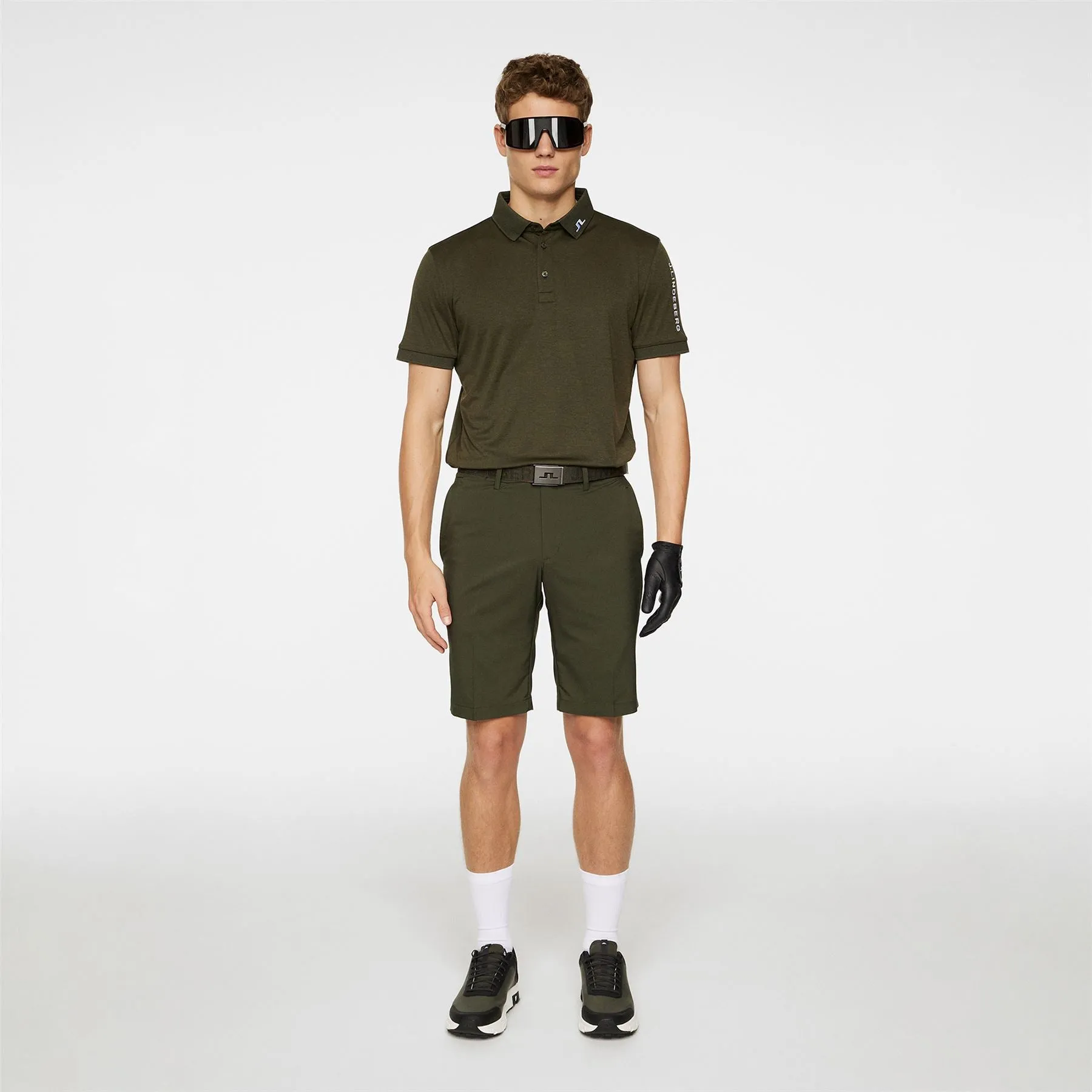 Tour Tech Regular Fit Polo Forest Green Melange - AW24