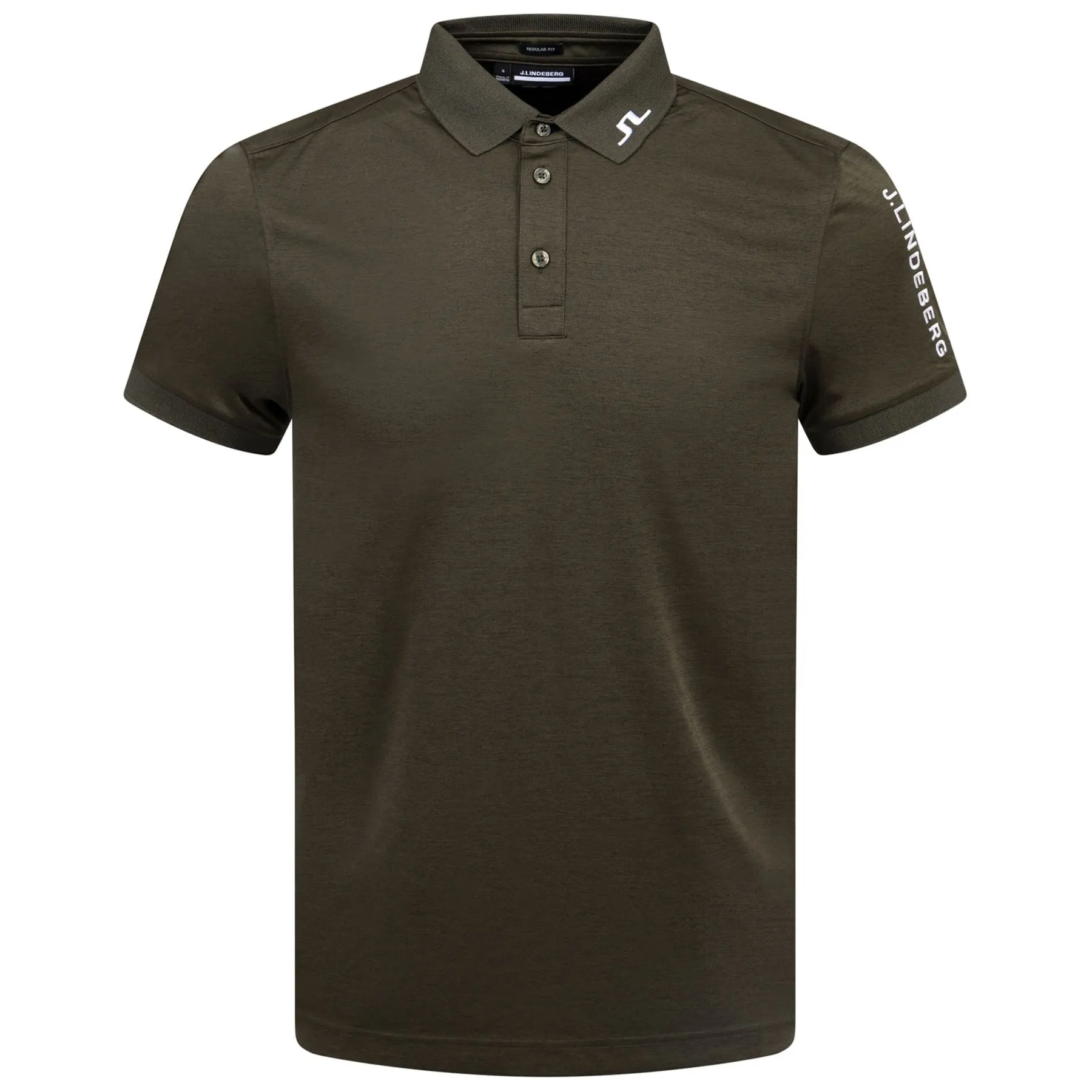 Tour Tech Regular Fit Polo Forest Green Melange - AW24