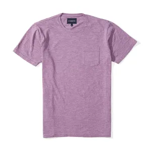 Washed Tee - Heather Purple Slub