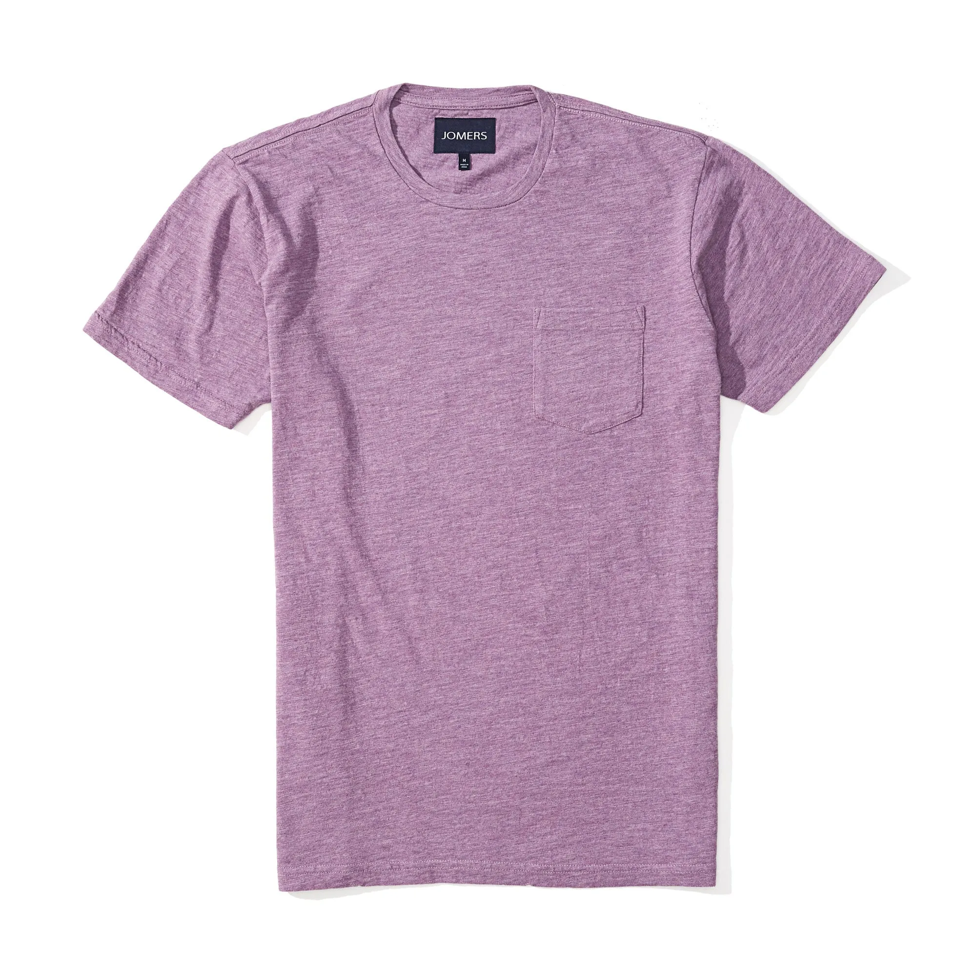 Washed Tee - Heather Purple Slub