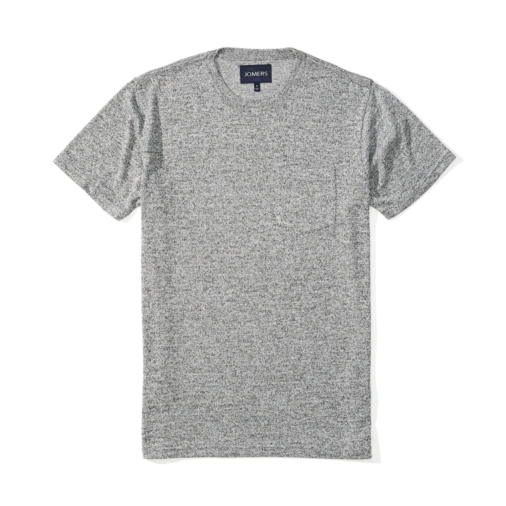 Washed Tee - Woven Heather Gray Tee